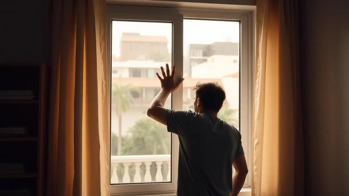 Se atascó la ventana corrediza