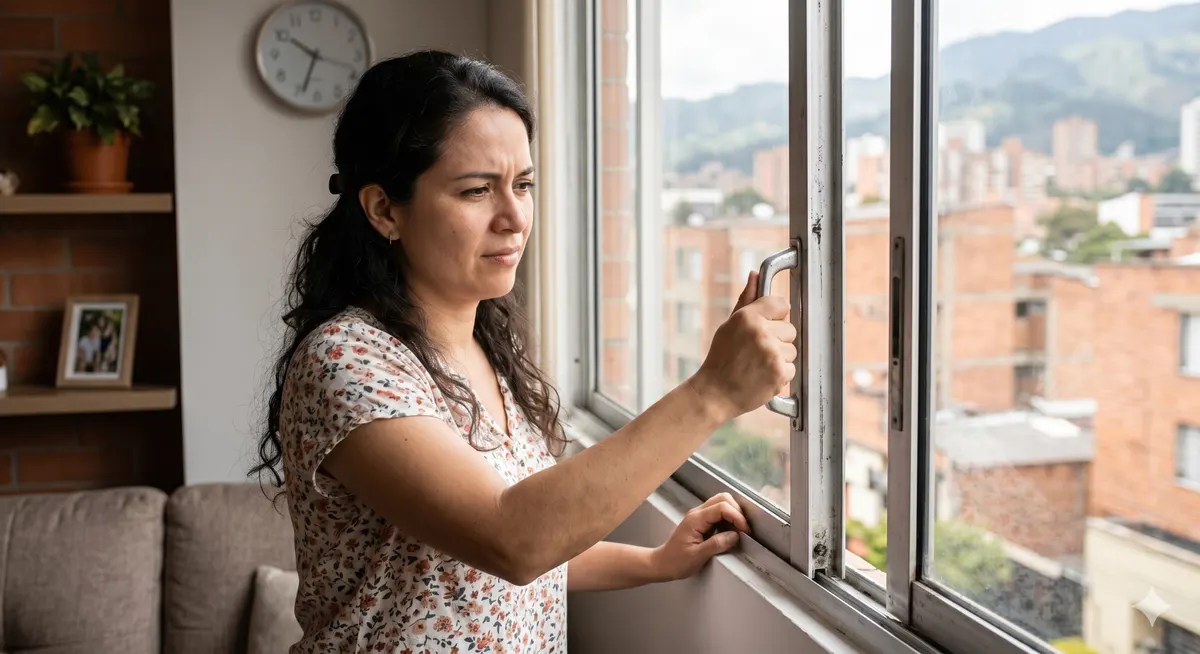 La ventana no cierra bien